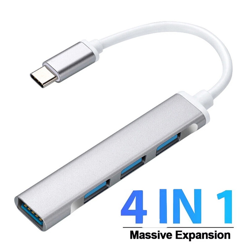 Laptop Accessories Nearby - 4-In-1 Type-C Extender Hub 4 Port