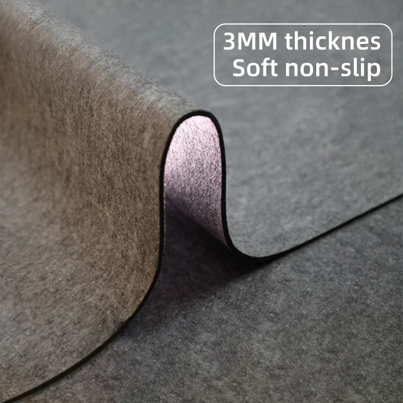 Laptop Accessories Nearby - Wool Felt Mouse Pad Office Computer