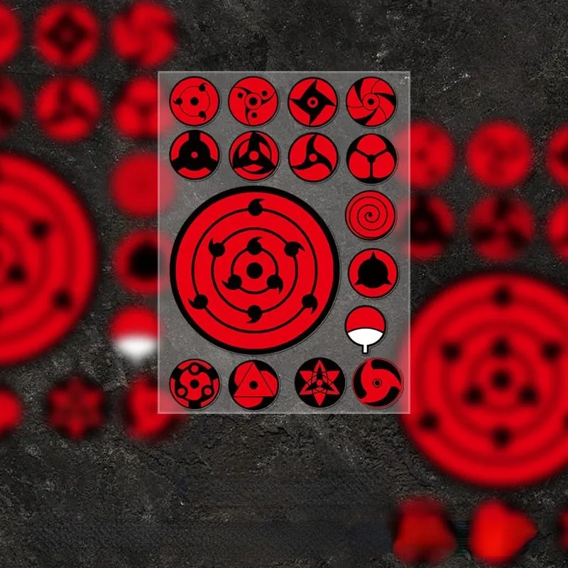 Laptop Accessories Toy - New Naruto Sharingan Cartoon Animation Stickers