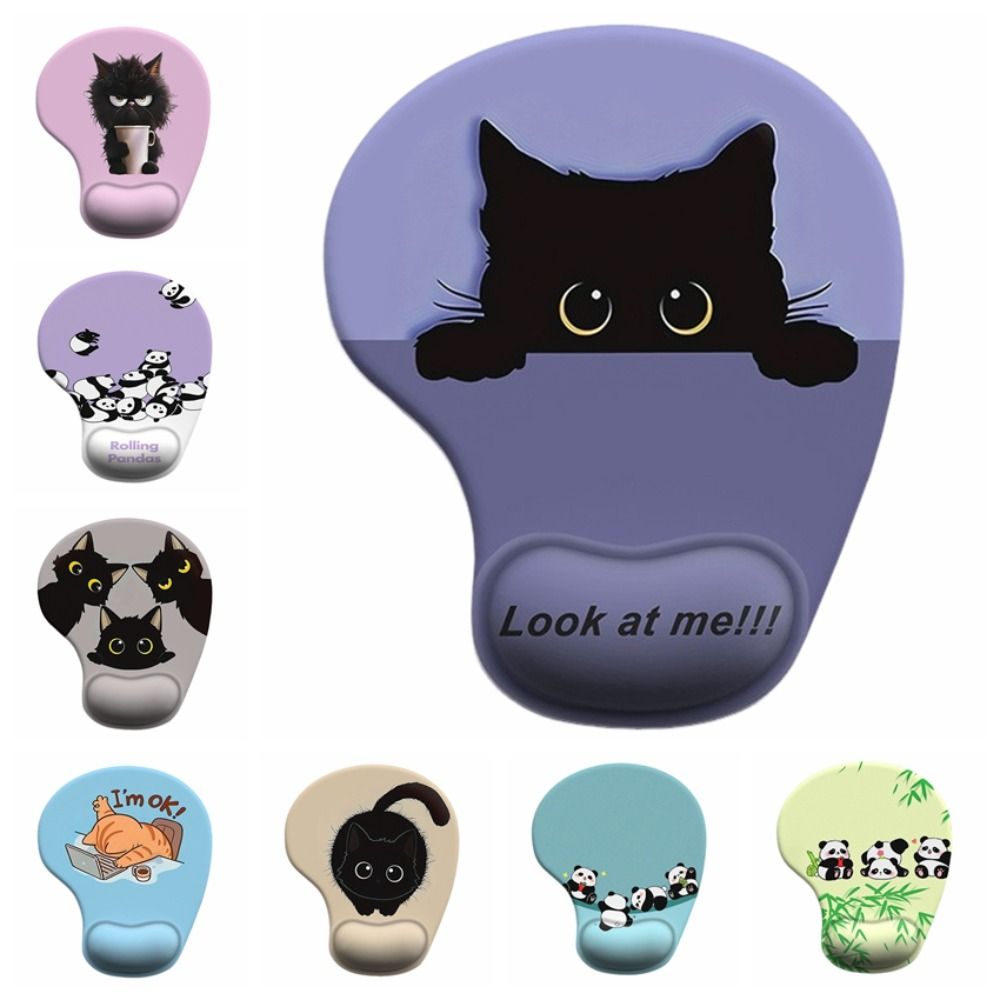 Non-Slip Cartoon Animal Mouse  - Wrist Rest Gel ulasan dan harga