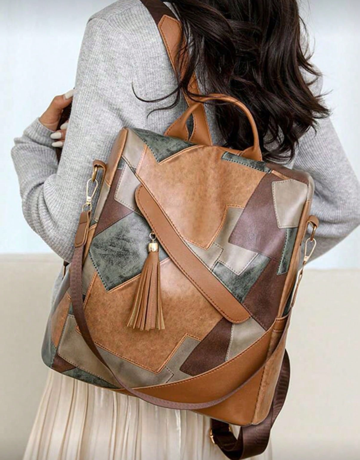 Fashion Colorblock Anti-Theft  - Laptop Accessories Essential ulasan dan harga
