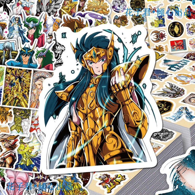 101Pcs Saint Seiya Anime Stick - Laptop Accessories Toy ulasan dan harga
