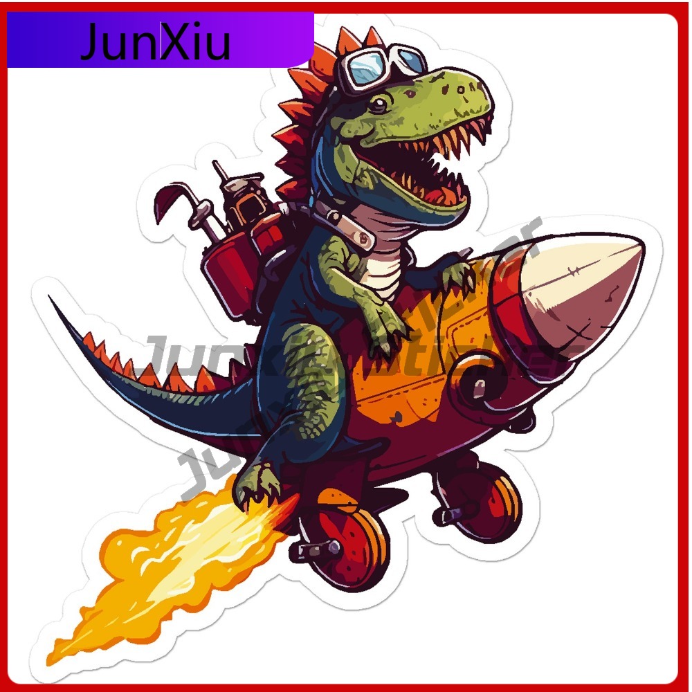 Dinosaur On Rocket Unique Must - Laptop Accessories You Must Have ulasan dan harga