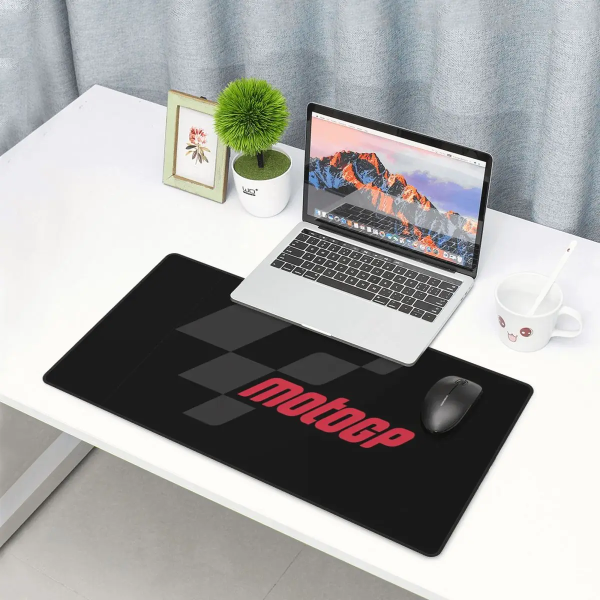 Large Mouse Pad Moto GP Logo E - Laptop Accessories Essential ulasan dan harga