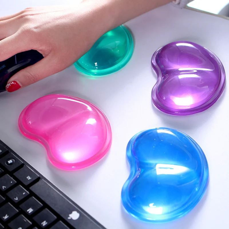 Silicone Gel Wrist Rest Heart- - Wrist Rest Gel ulasan dan harga