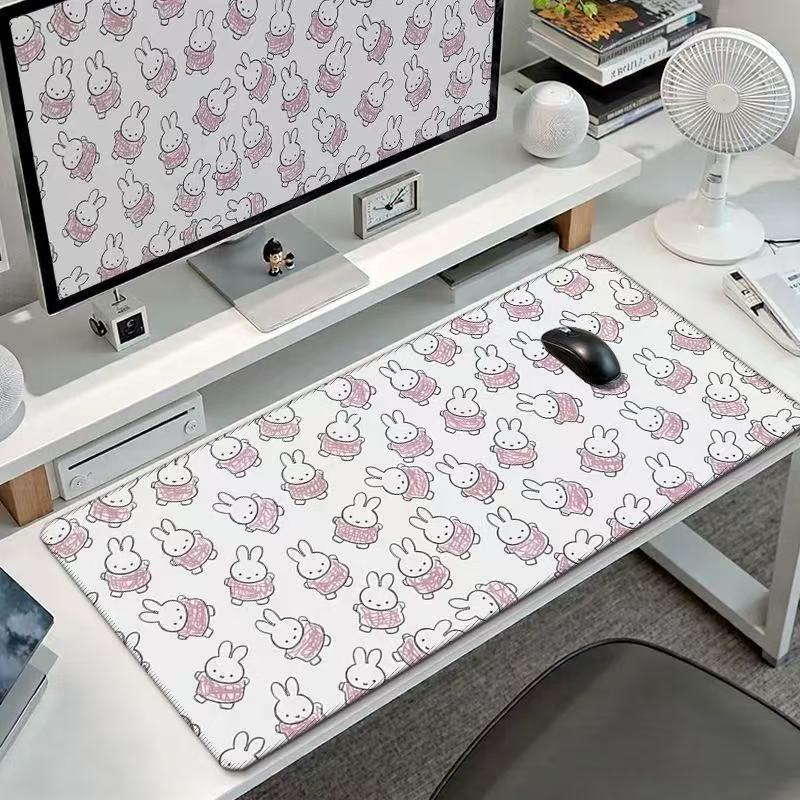 Cute Miffy Rabbit Large Mouse  - Laptop Accessories Toy ulasan dan harga