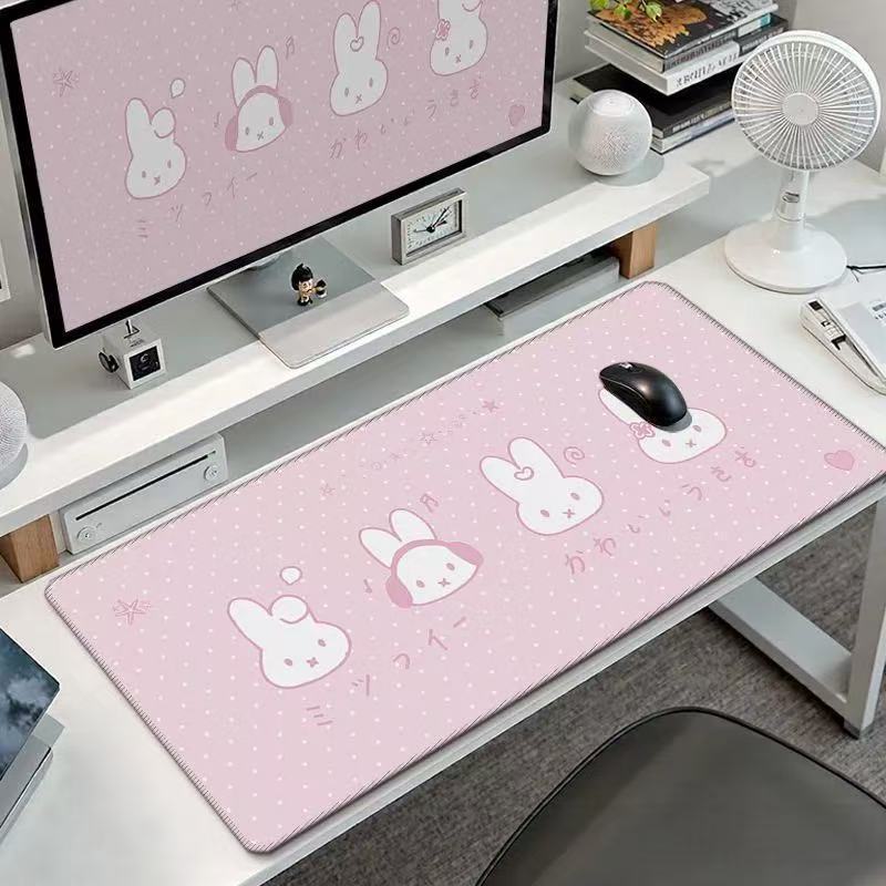 Cute Miffy Rabbit Large Mouse  - Laptop Accessories Toy ulasan dan harga