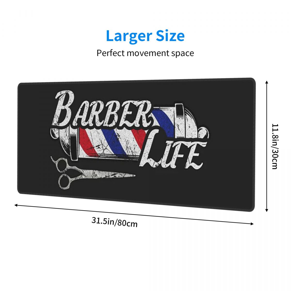 Large Mouse Pad Barber Shop Si - Laptop Accessories Shop ulasan dan harga