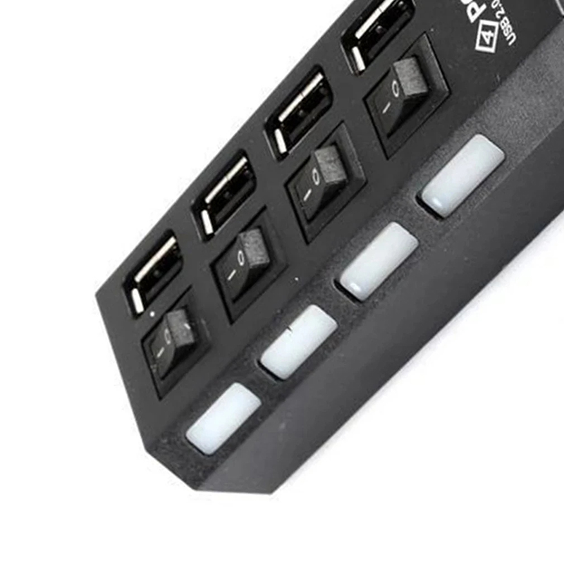 4-Ports USB 2.0 Hub Extension  - Laptop Accessories Computer ulasan dan harga