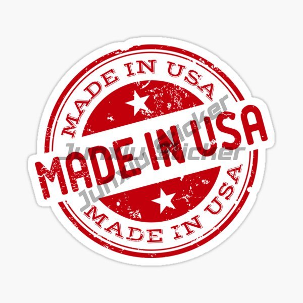 MADE IN USA Flag Vinyl Car Sti - Laptop Accessories Computer ulasan dan harga