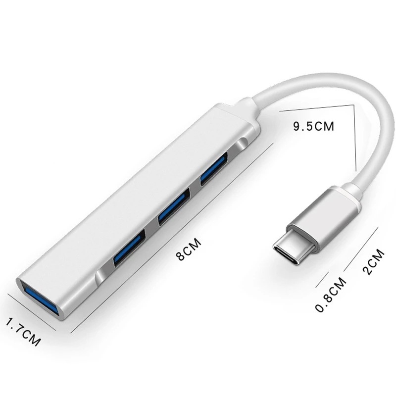 4-In-1 Type-C Extender Hub 4 P - Laptop Accessories Nearby ulasan dan harga