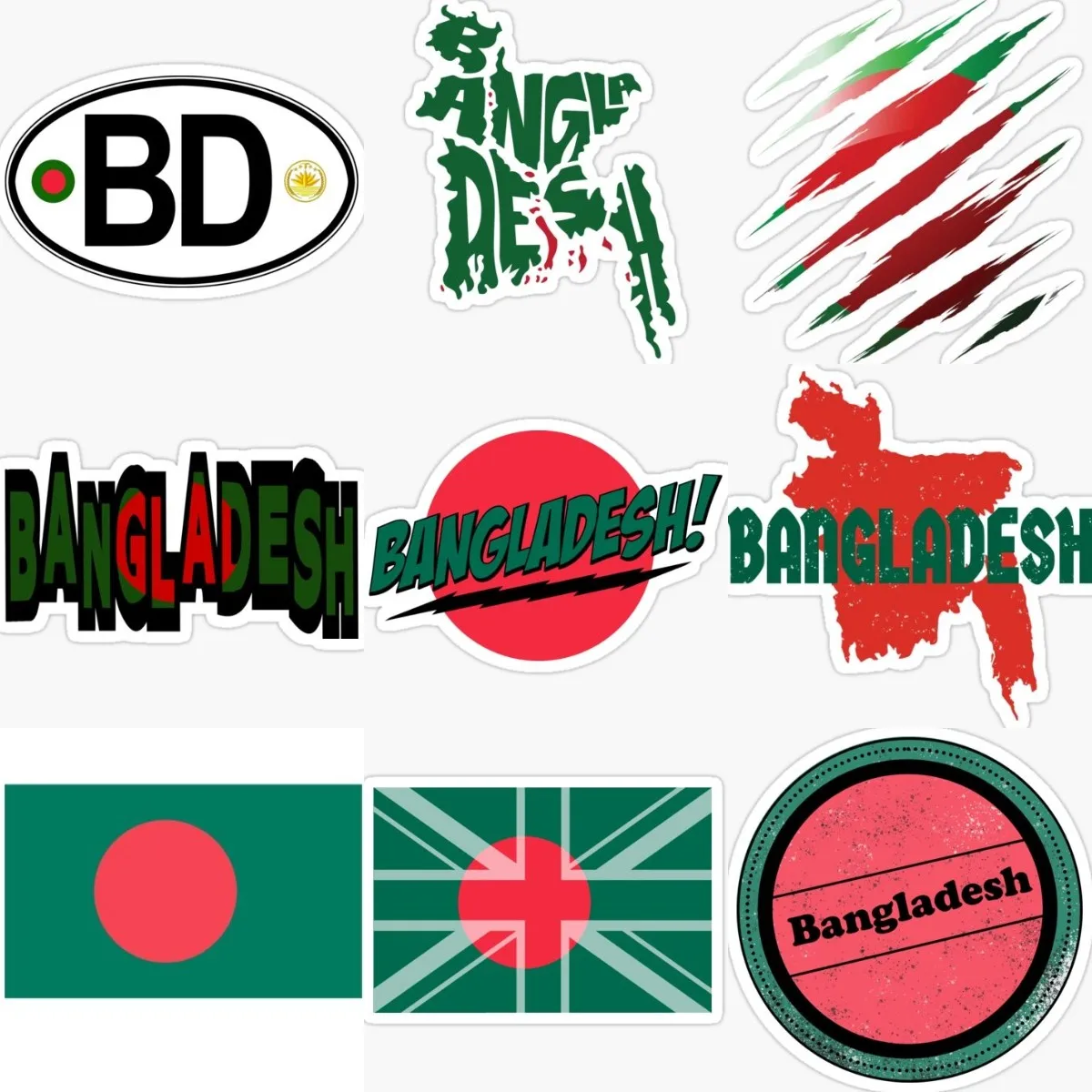 Bangladesh BD Flag Map Badge C - Laptop Accessories Bd ulasan dan harga