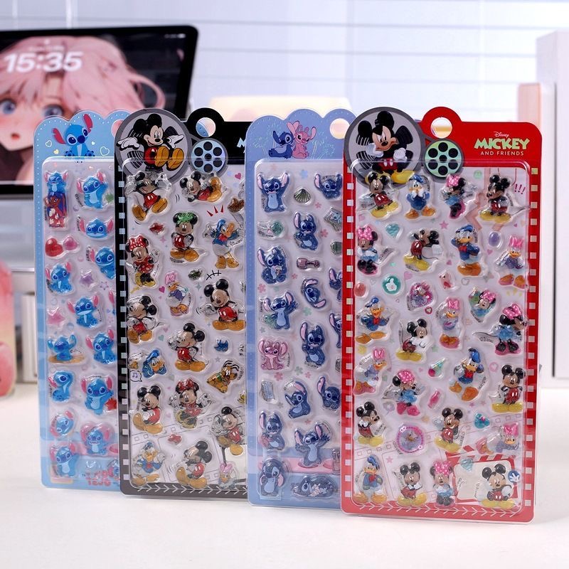 3D Relief Stickers Cute Cartoo - Laptop Accessories Toy ulasan dan harga