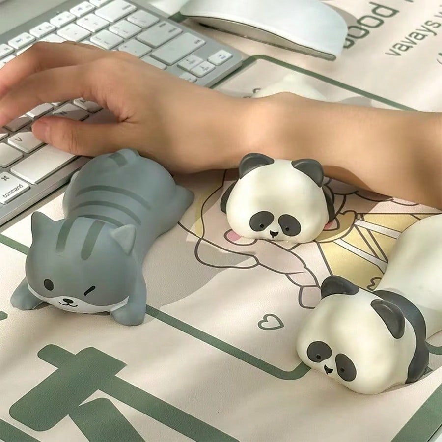 1pcs Ergonomic Panda Wrist Res - Laptop Accessories Essential ulasan dan harga