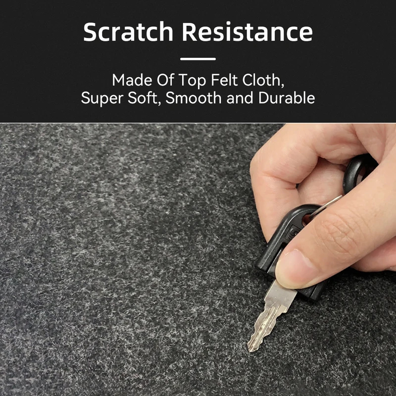Wool Felt Mouse Pad Office Com - Laptop Accessories Nearby ulasan dan harga