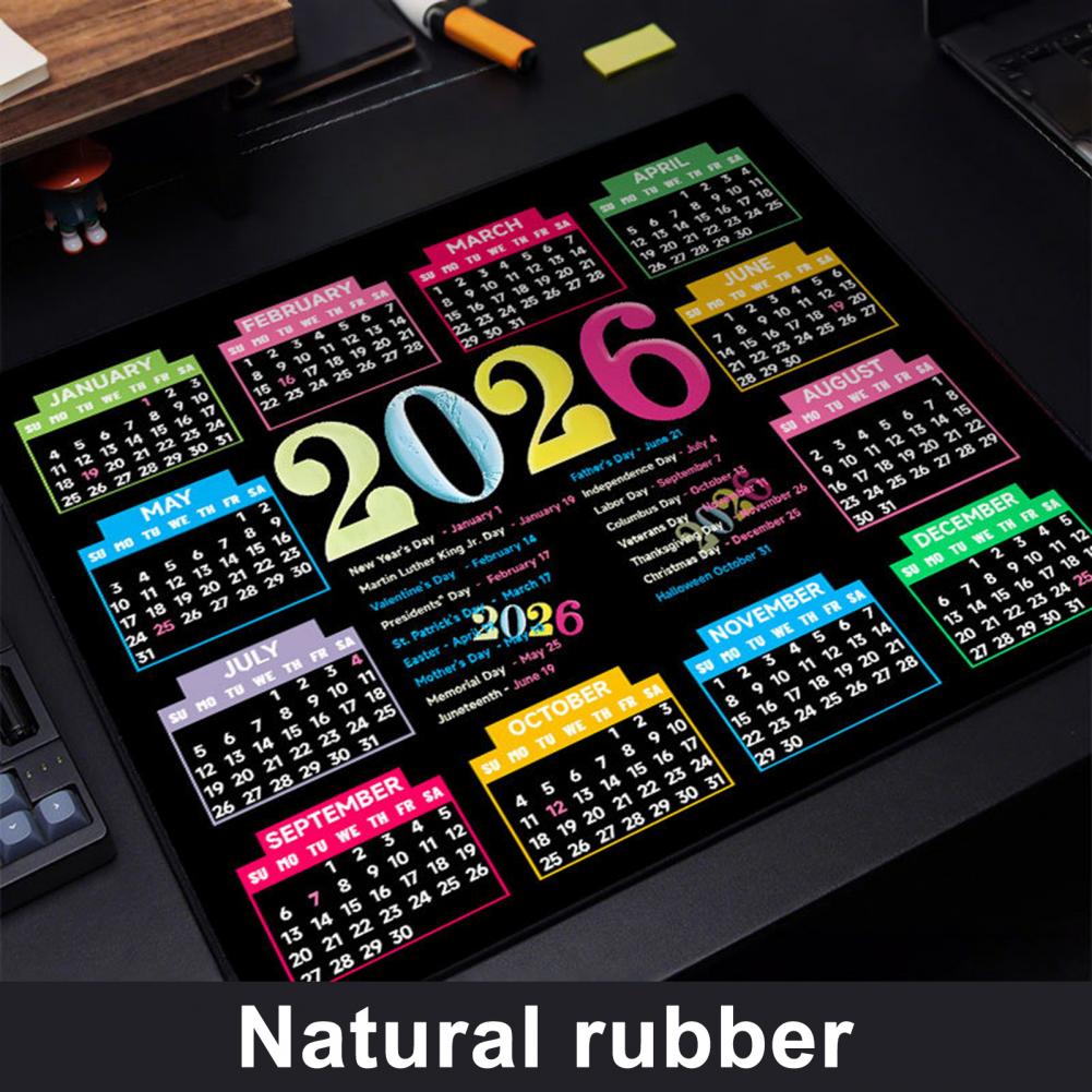 2026 Calendar Mouse Pad Waterp - Laptop Accessories Computer ulasan dan harga