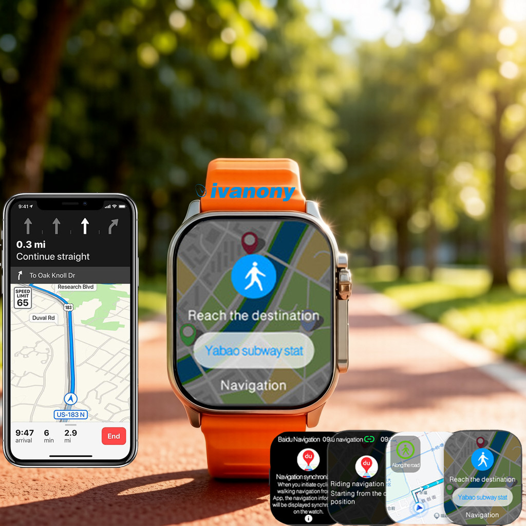 HK12 Ultra 4 Smart Watch Suppo - Wrist Rest Gel ulasan dan harga