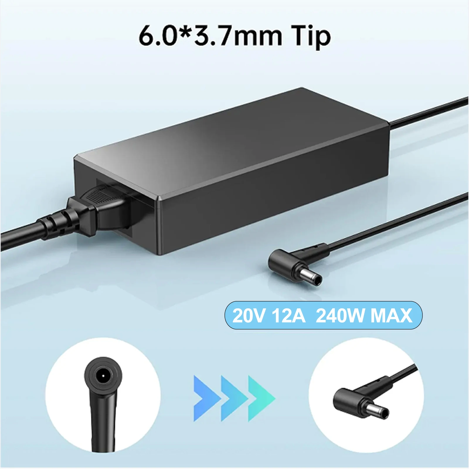 20V 12A Laptop AC Adapter Char - Laptop Accessories Shop ulasan dan harga