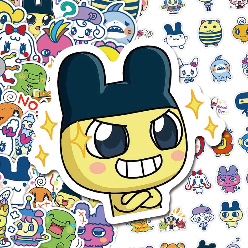 Japanese Tamagotchi Stickers E - Laptop Accessories Toy ulasan dan harga