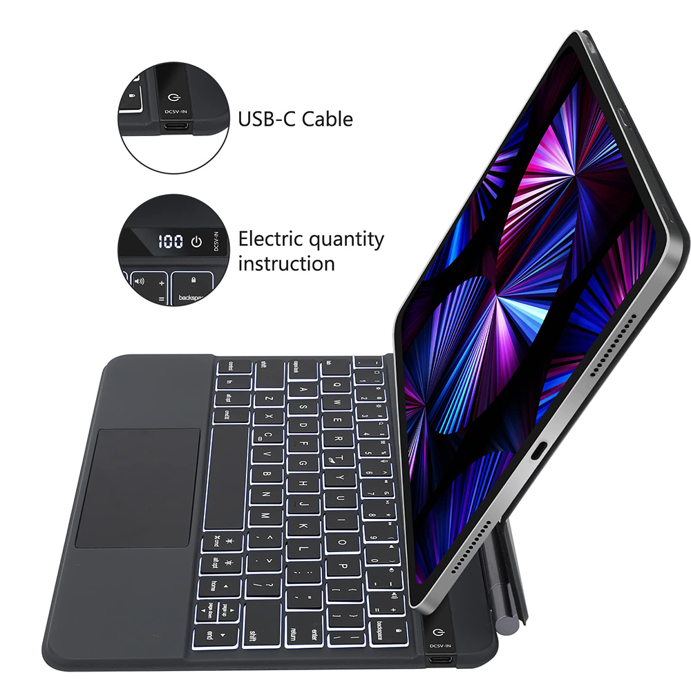Magic Keyboard Case for iPad 1 - Keyboard Cover Silicone ulasan dan harga