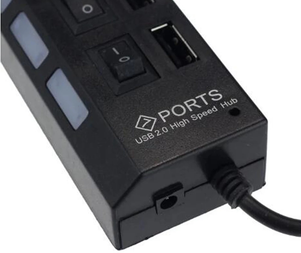 7 Port USB 2.0 Hub Splitter Fo - Laptop Accessories Computer ulasan dan harga