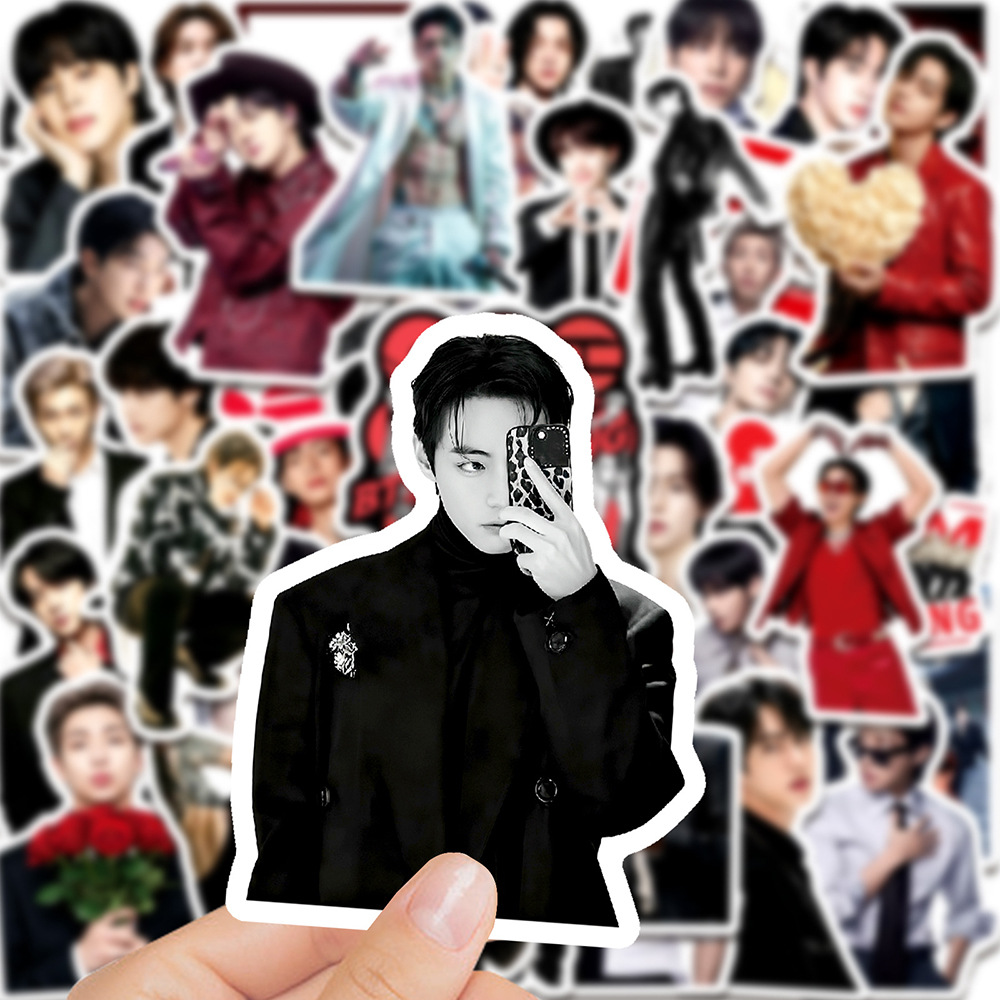 BTS K-pop Boy Group Stickers 5 - Laptop Accessories Toy ulasan dan harga
