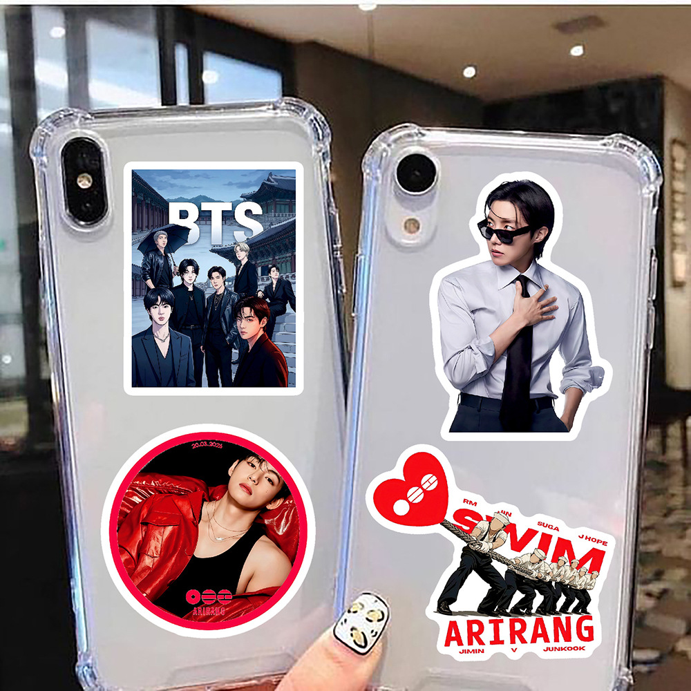 BTS K-pop Boy Group Stickers 5 - Laptop Accessories Toy ulasan dan harga
