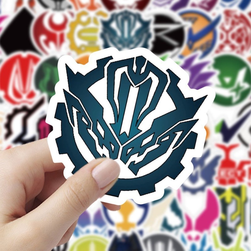 60 Sheets Kamen Rider Logo Sti - Laptop Accessories Toy ulasan dan harga