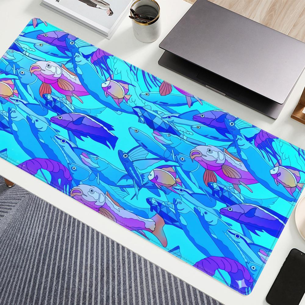 HD Printing Fish Rubber Mouse  - Laptop Accessories Nearby ulasan dan harga